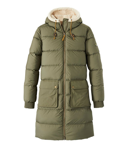 Women's Mountain Classic Down Coat, Sherpa-Lined - L.L.Bean Trending