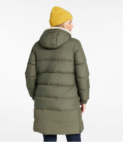Women's Mountain Classic Down Coat, Sherpa-Lined - L.L.Bean Trending