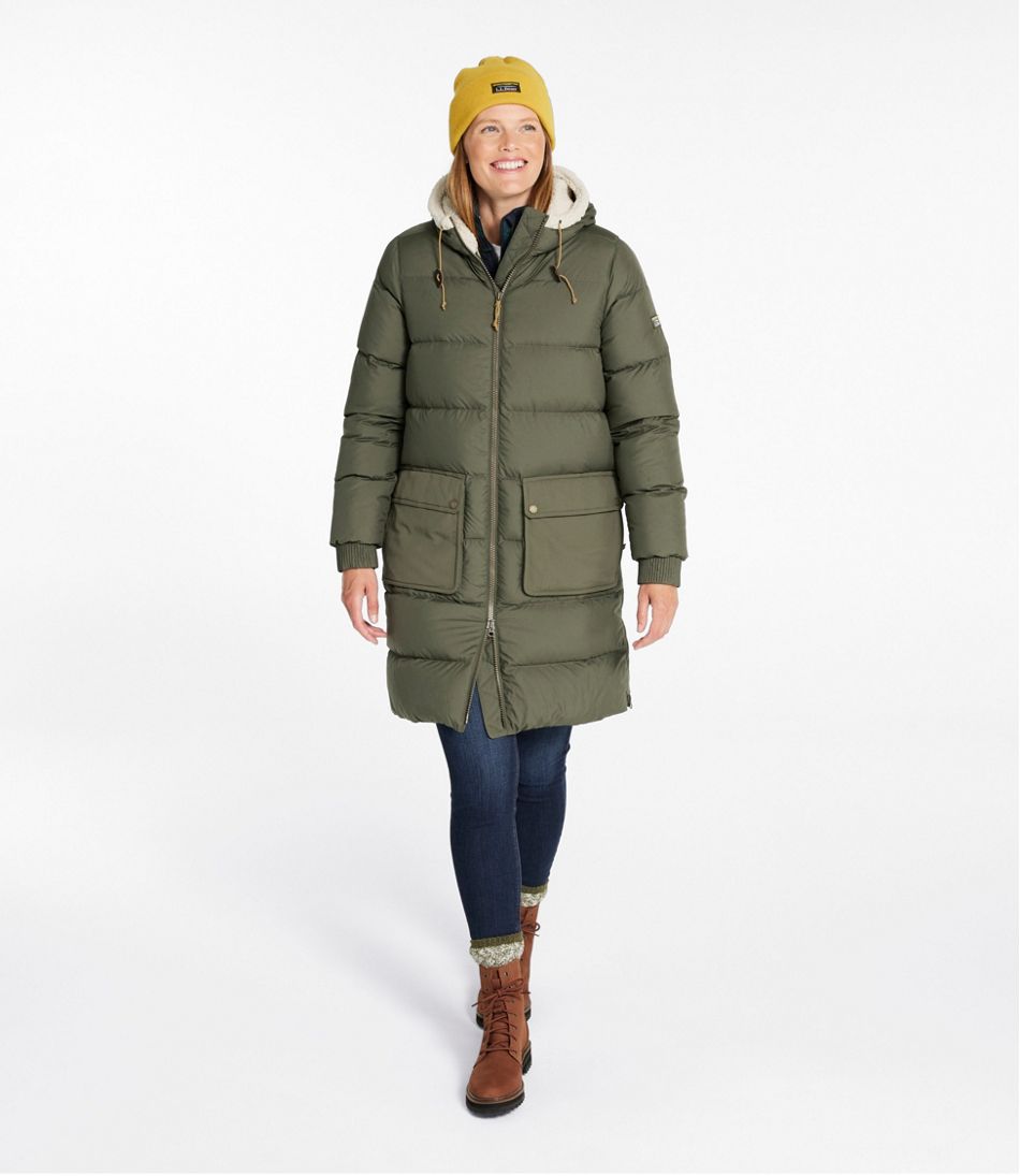 Women's Mountain Classic Down Coat, Sherpa-Lined - L.L.Bean Trending