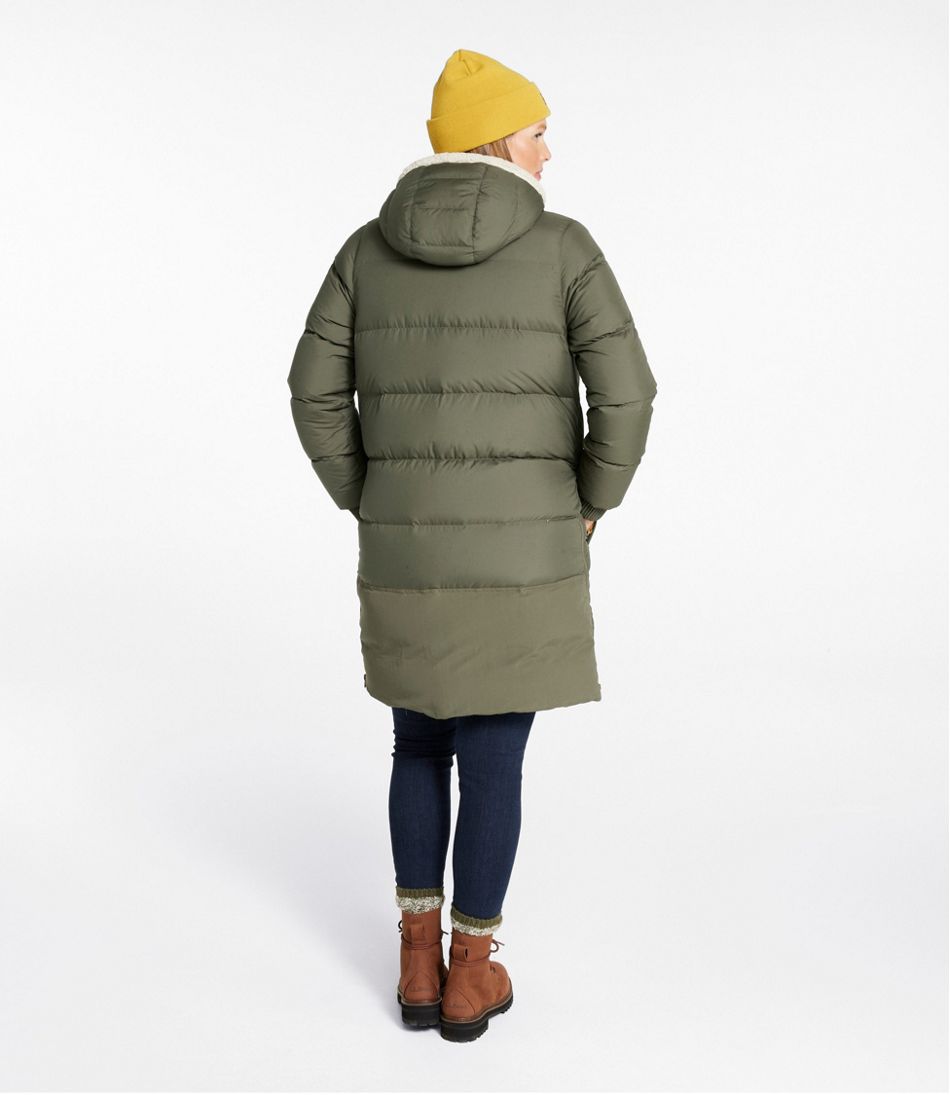 Women's Mountain Classic Down Coat, Sherpa-Lined - L.L.Bean Trending