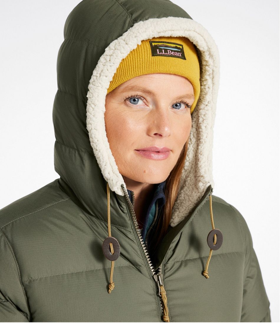Women's Mountain Classic Down Coat, Sherpa-Lined - L.L.Bean Trending