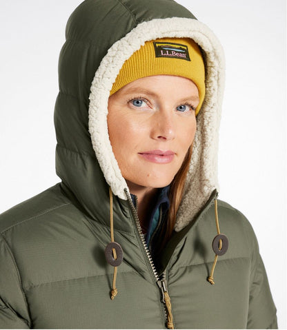 Women's Mountain Classic Down Coat, Sherpa-Lined - L.L.Bean Trending