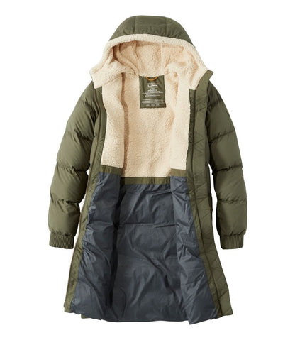 Women's Mountain Classic Down Coat, Sherpa-Lined - L.L.Bean Trending