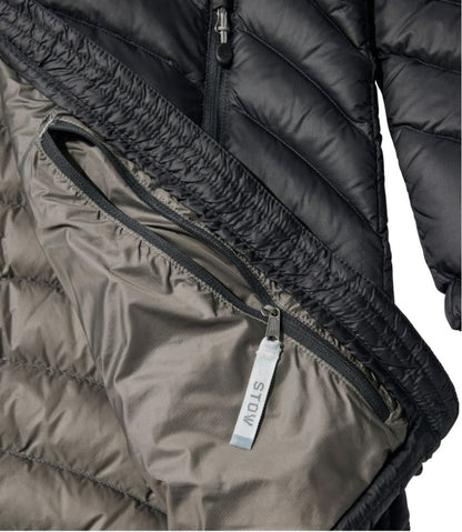 Women's Ultralight 850 Down Hooded Coat, Three-Quarter Length - L.L.Bean Best Seller