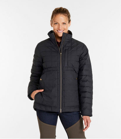 Women's L.L.Bean Upcountry Waxed Cotton Down Sweater - L.L.Bean New