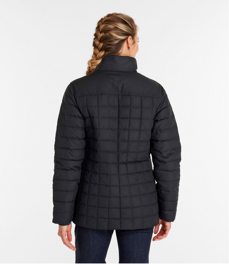 Women's L.L.Bean Upcountry Waxed Cotton Down Sweater - L.L.Bean New